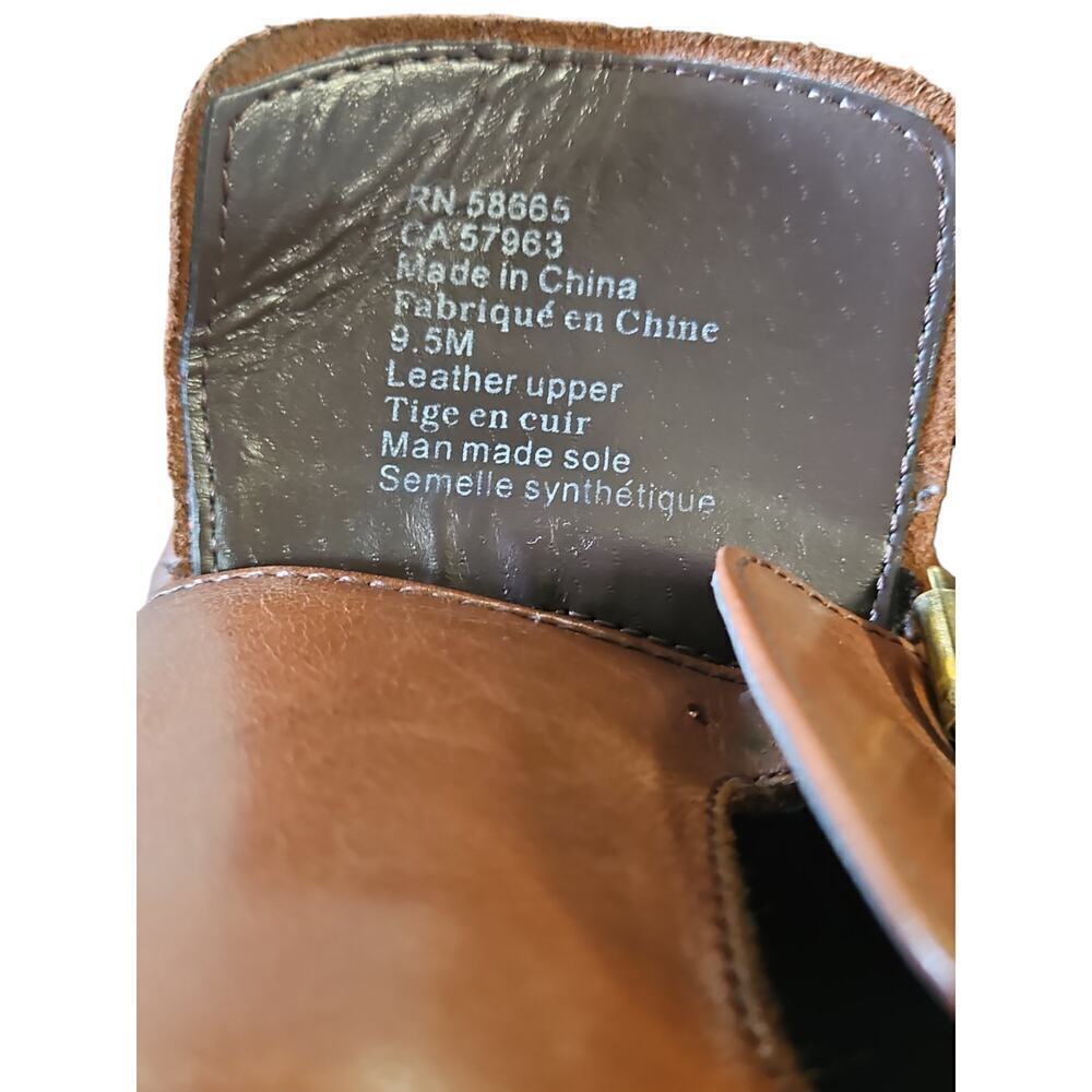 14th & Union Brown Leather Men's Dress Shoe Sz 9.5 - Picture 10 of 10